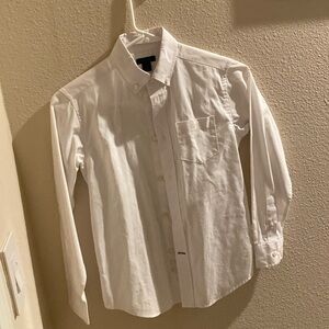 White Tommy Hilfiger button down shirt size 10